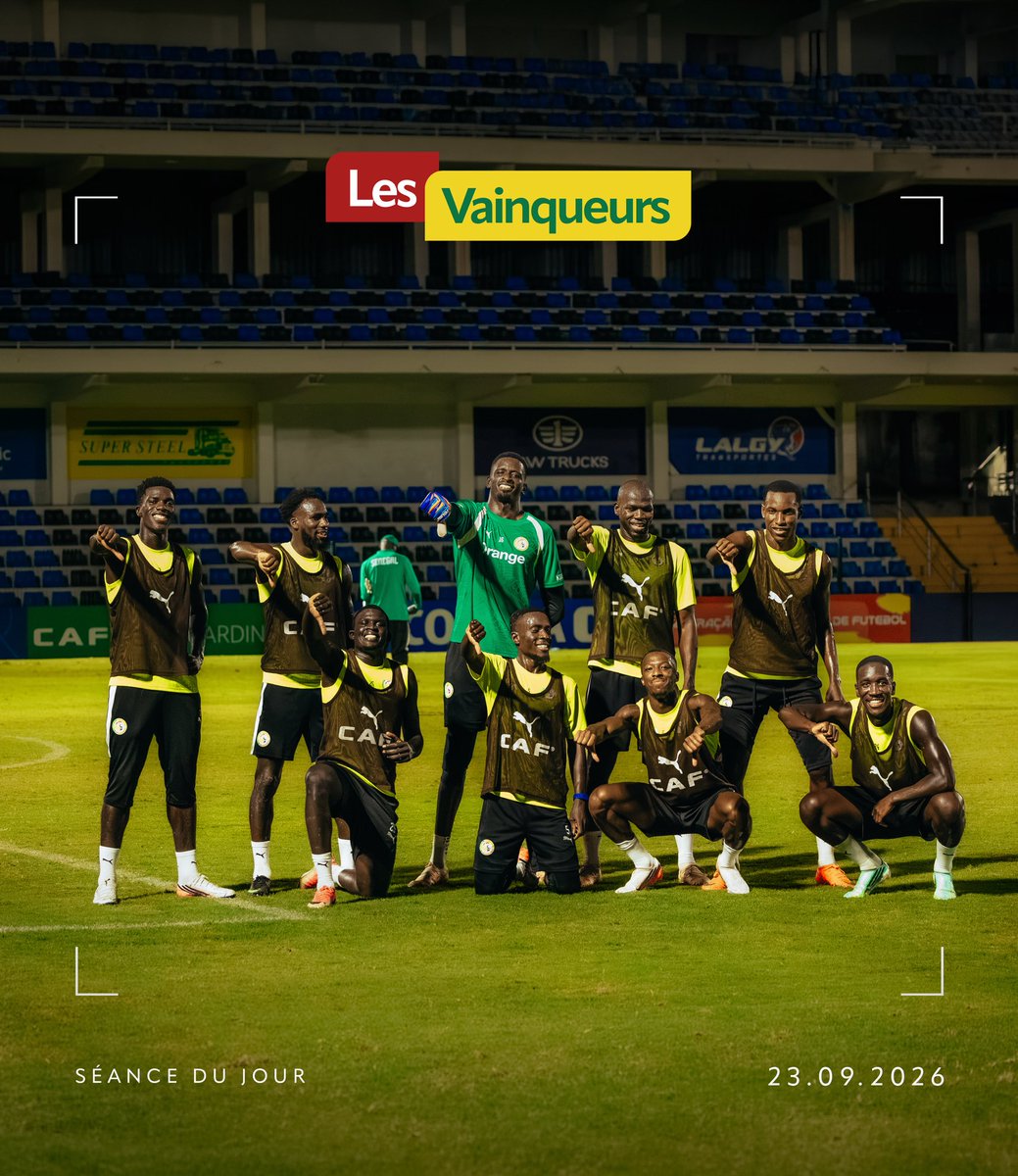 GaindeYi's tweet photo. Les vainqueurs à la séance d’entraînement du jour 🙌🔝✅ https://t.co/Lv09B6IupZ