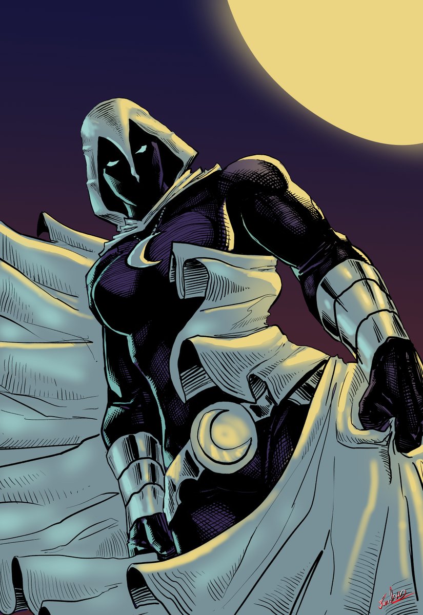 HasFunn_'s tweet photo. Moon knightress https://t.co/xV2J01kSLo