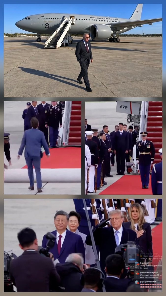timjlogue's tweet photo. Xi got the red carpet rolled out, Albo wasn't even a consideration. https://t.co/y2web19RyI
