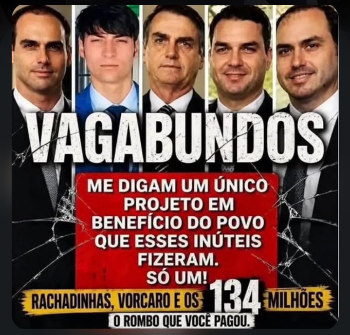 Lenaflamengo's tweet photo. @BolsonaroSP @FlavioBolsonaro https://t.co/gqE28g2xSq