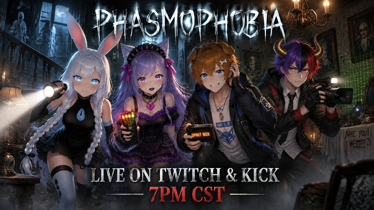 Dyabolicalone's tweet photo. Watch @OpalUsagi_VT fail at paranormaling as she tries being a ghost busted v tuber, if you don't show she's gonna haunt you for 3 months. https://t.co/yzQ3JMewAv https://t.co/Mi5WPGHBBj