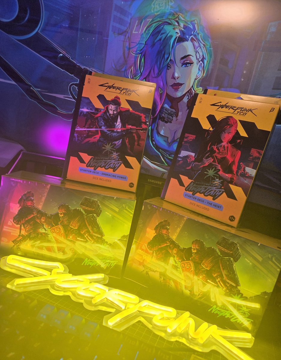 CyberKite2077's tweet photo. Ready for my KS! @Cyberpunk_TCG #CTCG https://t.co/LW1FUObhP5