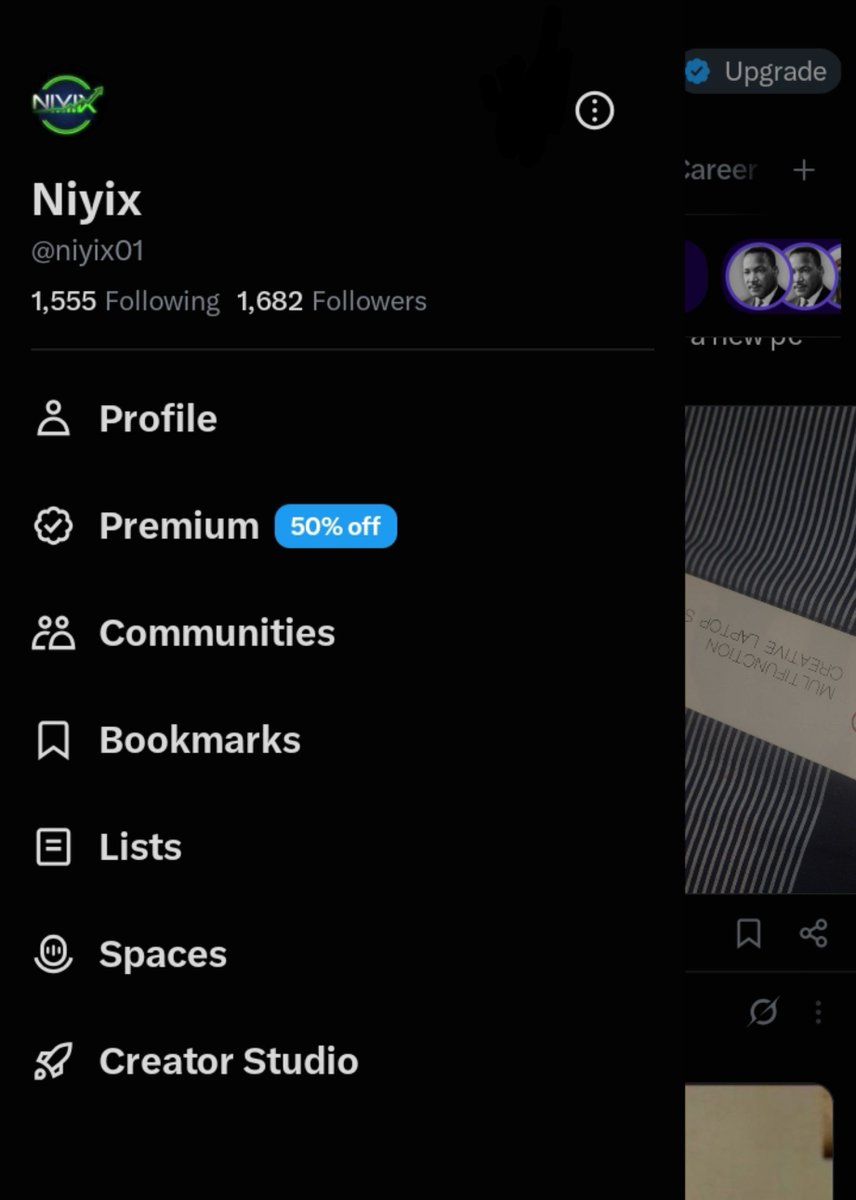 niyix01's tweet photo. Road to 2k no straight o 🤧 , nah by connection  you fit reach there 🤌🏾 https://t.co/DoHXLpOHBq