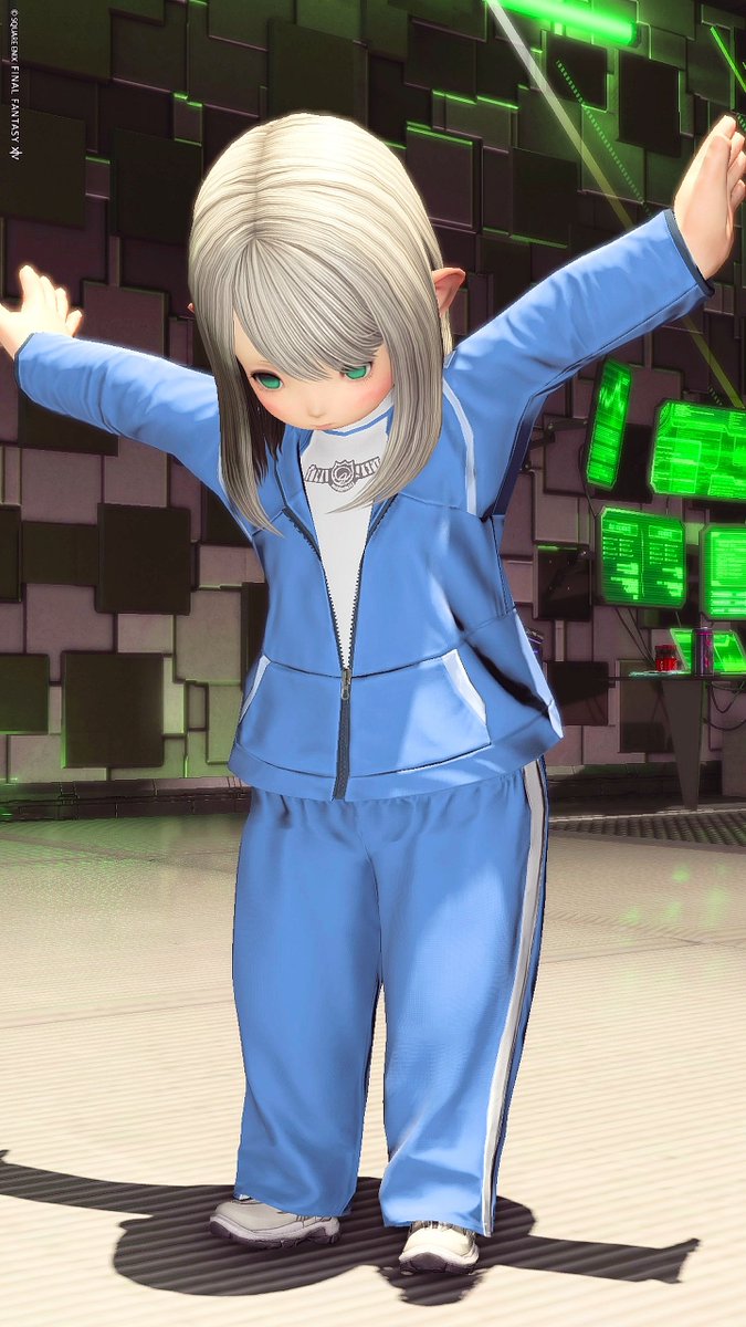 eorzea_life's tweet photo. おはよ〜☀
やってみたかったミラプリ！体操着ララフェル🤭
めっちゃ可愛すぎる…(⁠*⁠´⁠ω⁠｀⁠*⁠) https://t.co/nNpj81Mklb