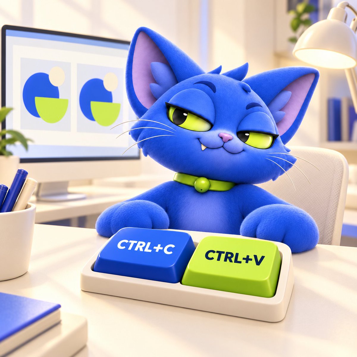 remeowsol's tweet photo. His keyboard has two keys.

Ctrl+C.
Ctrl+V.

He calls it a creative studio.

$REMEOW https://t.co/eSMstY2D9S