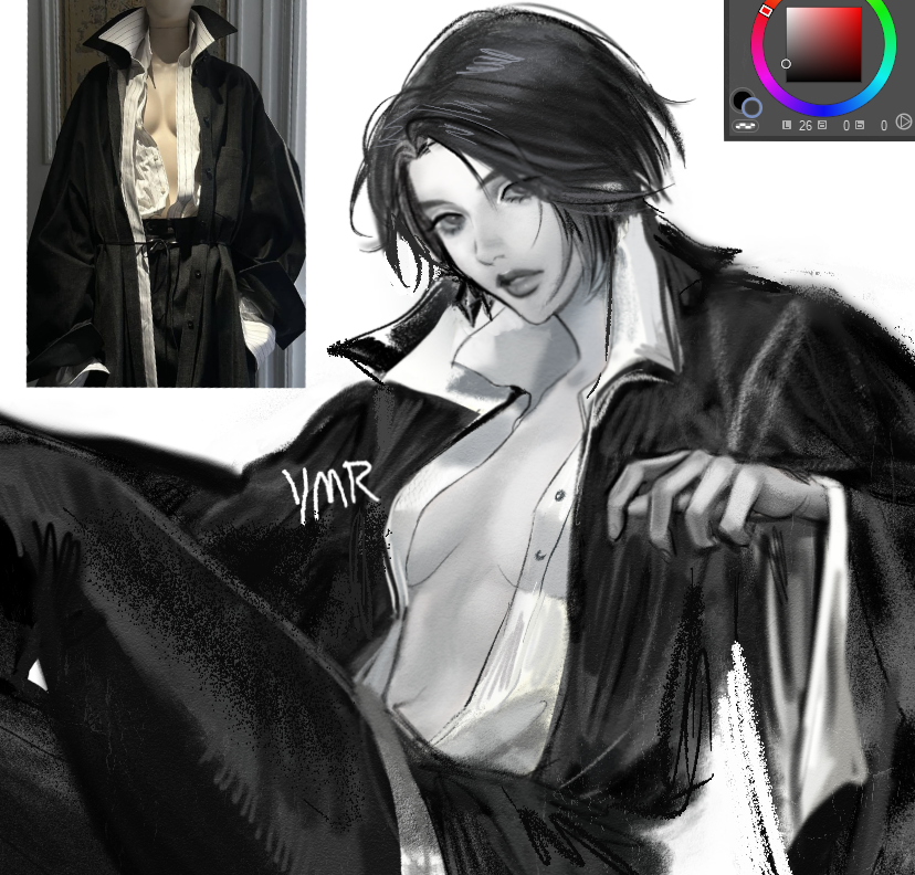 _ymr18's tweet photo. only I could spill tea on the graphic tablet and break it mid drawing so here is unfinished Zero 🤣 https://t.co/aoZWdLDqjB