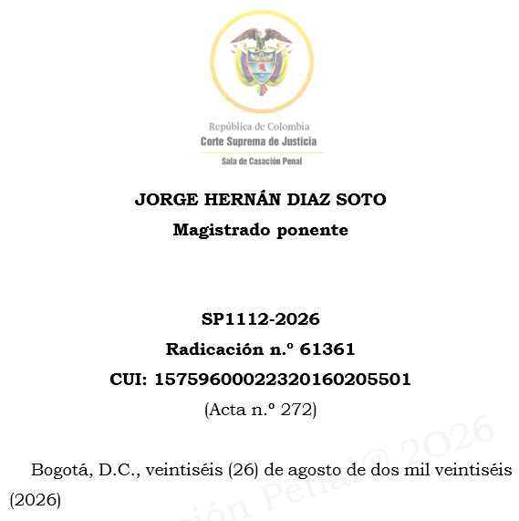 loviedoH's tweet photo. Corte S. Rad. 61361/26. F. T. y porte de armas de fuego.

A pesar de los defectos en la cadena de custodia se pudo acreditar con otros elementos objetivos la mismidad del arma. 

Con una llamada al CINAR se acreditó el elemento de no permiso de autoridad competente. https://t.co/dHgcy56vyu