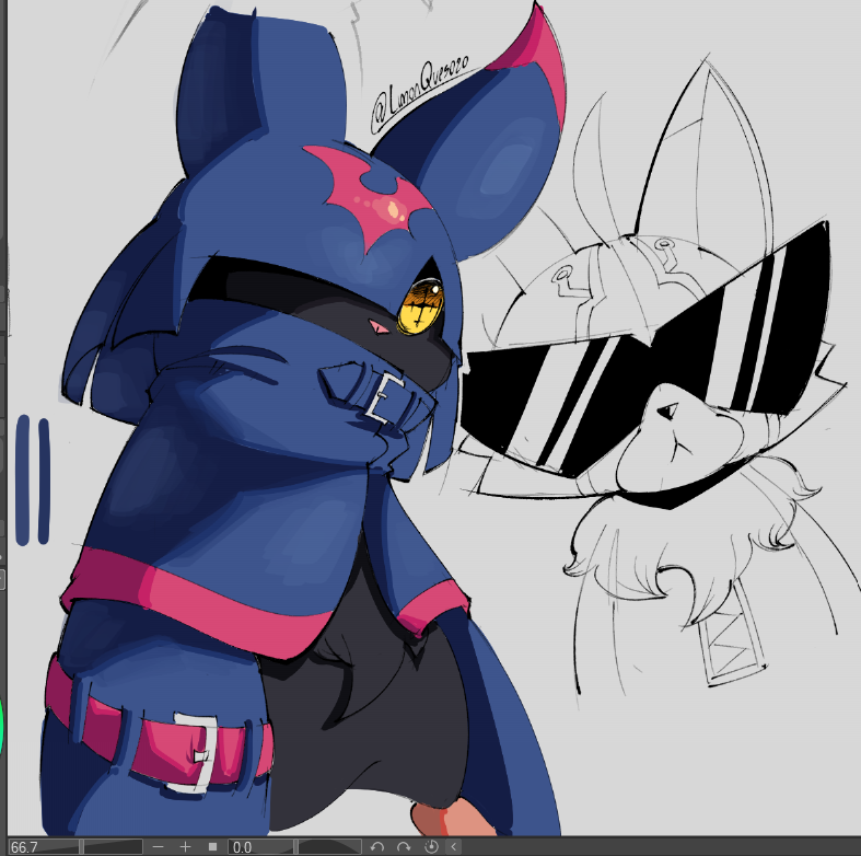 LimonQuesozo's tweet photo. At first i didnt really care for chiropmon but lately i've started to like him a ton more so heres a doodle of them... oh, and pristimon is there too i guess
#digimon #デジモン https://t.co/b1ww7huMxA
