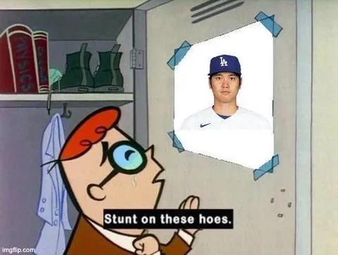 Buzztrain2Alt's tweet photo. @MLB @Dodgers Love the fucking salty tears of fuckin salty kkkarens on my timeline #GOATANI is back. https://t.co/YG9831wDwy