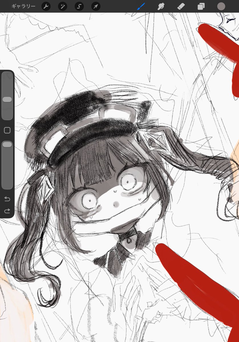 Pennnntsu's tweet photo. 描き終わるかどう、、、どうナノカ！？

#まのさばイラスト 
#まのさば二次創作
#まのさばネタバレ https://t.co/mcxsOffWSk