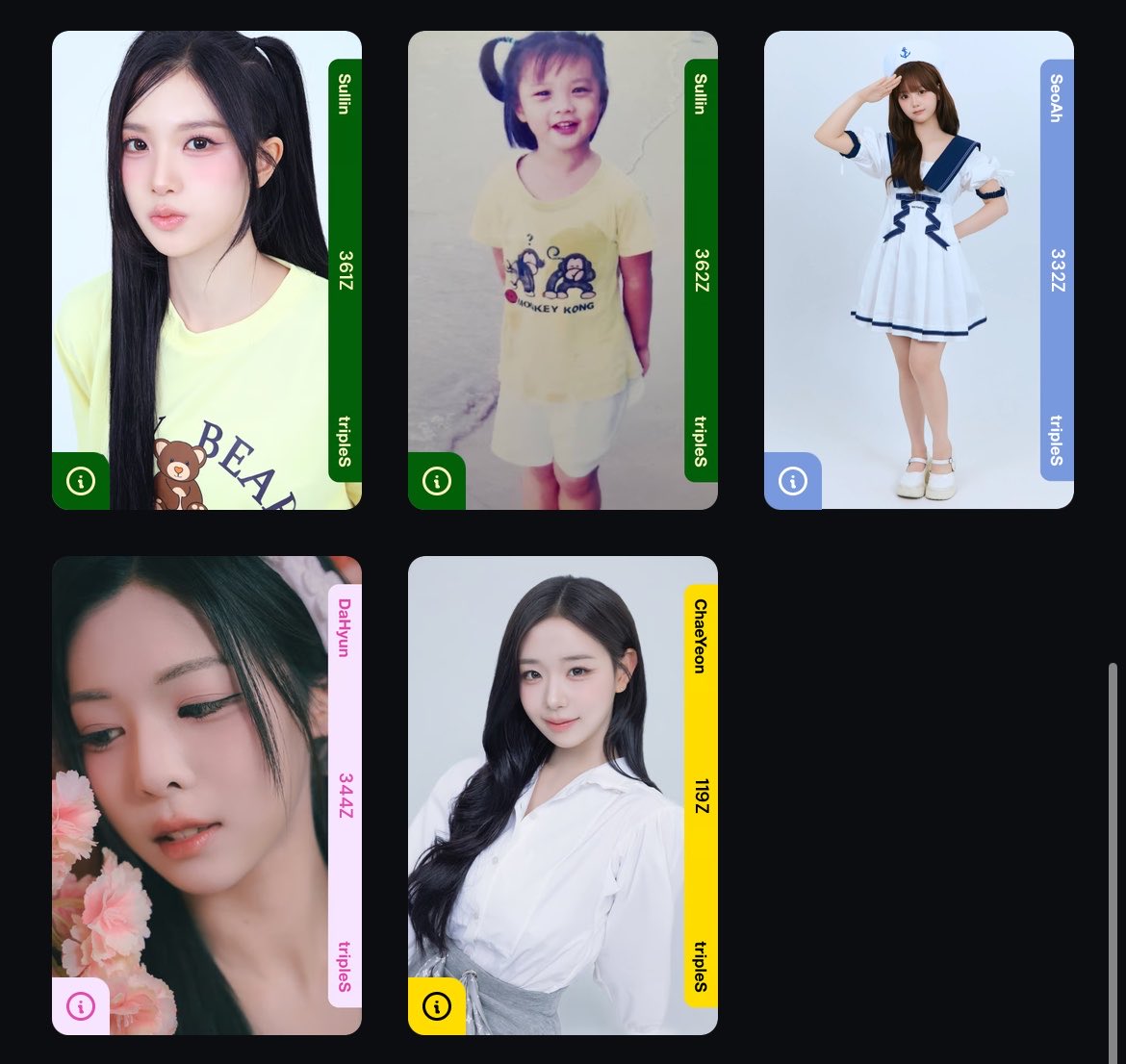 mintzluv's tweet photo. LAST UPDATED I PROMISE!!!😭
WTT tripleS fcos &amp; dcos

HAVE
in pic

WANT
any cc fcos 
or any chaeyeon shop dco/sco im missing

shop dco: https://t.co/9DxZng5OJg
sco: https://t.co/itfWBxe7cr

1dco:2fco
1fco:1fco

(sullin set for 2:3)

PLS RTTT!!💓💓💓and dm me or comment for offer!! https://t.co/a1t5VAP7k2