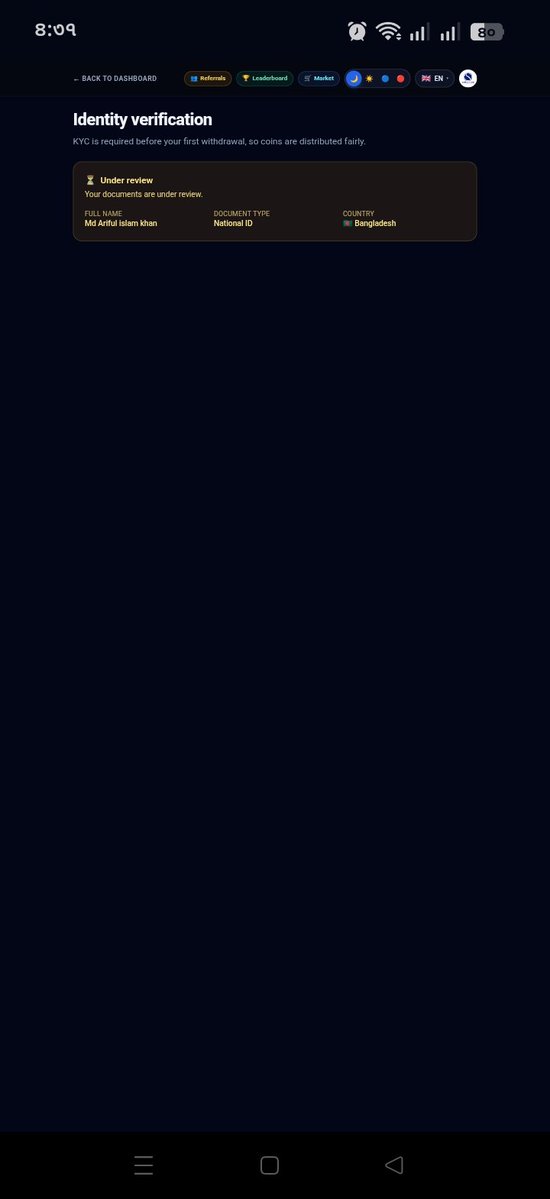 EmranKhan677803's tweet photo. @BondKoin What is problem 
Please kyc approved https://t.co/wlSIG4F4Lh