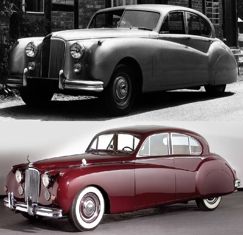 UltimativCars's tweet photo. (Background knowledge)
The #Jaguar #MarkVII|#MkVII (1950-57; 30.200 units) is the #MarkV-successor (Bentley registered the "Mark VI" as trademark!), available only as #Saloon:
as reg. Mk VII (50-54; 20.939 u.) & #MkVIIM (54-57; 9.261 u.).
2 #Coupé|s & 1 #Cabriolet kept unique. https://t.co/97cAJX761F