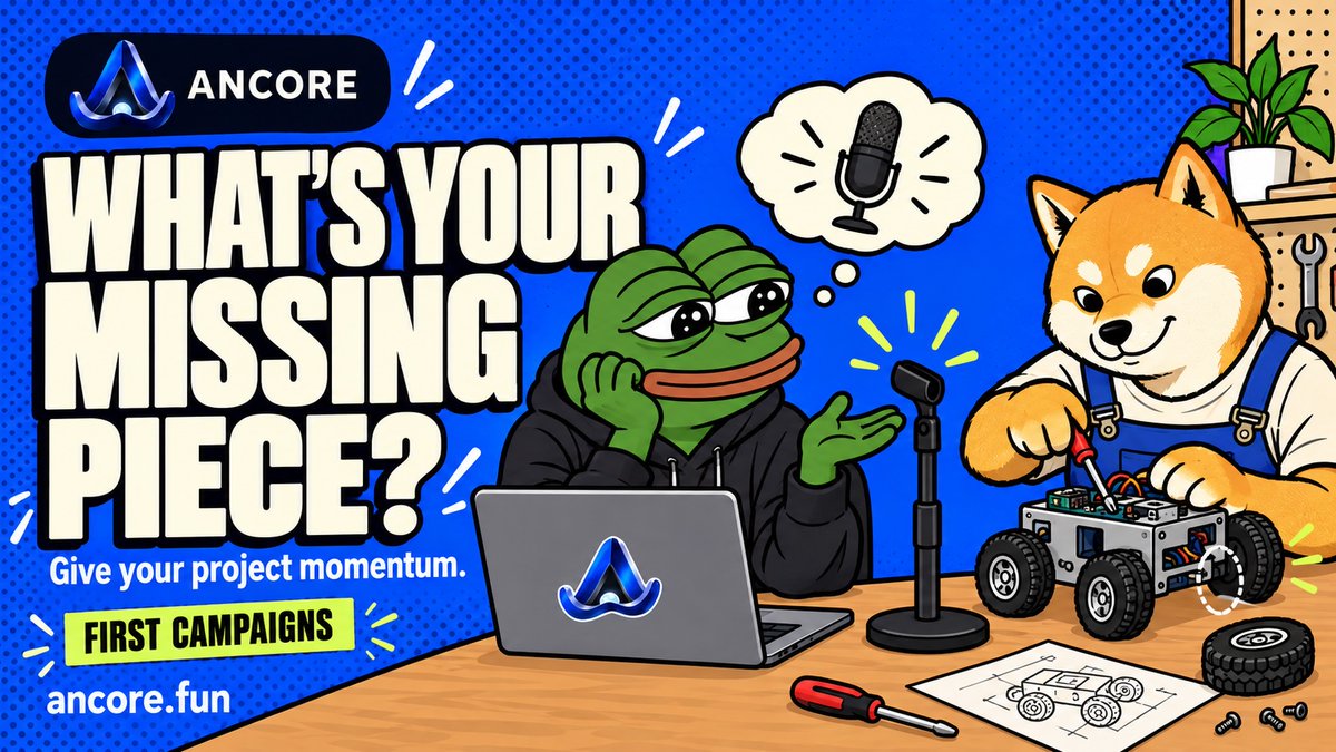 Ancorefun's tweet photo. Your community’s next W could be someone’s first microphone. Or a finished prototype. 😀 We’re looking for Ancore’s first campaigns.

Support can come through SOL, USDC or @Pumpfun creator fees.

What are you building, and what’s the missing piece?
https://t.co/FAwRuIhD8c https://t.co/iZek92kYQe