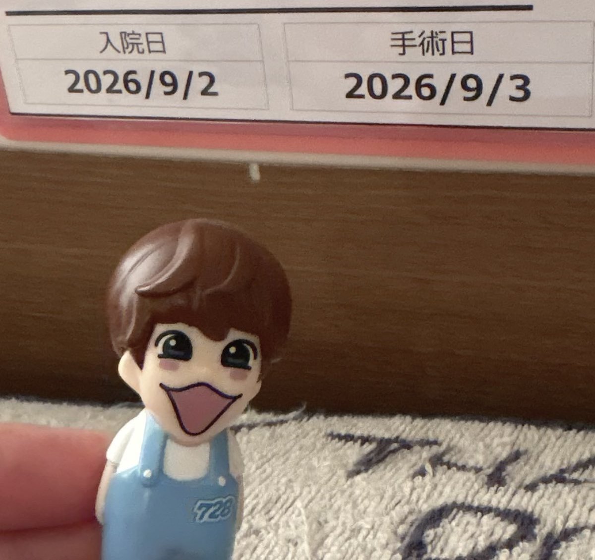 125shoara's tweet photo. おはようございます☀️
本日無事退院する事が出来ました😊
入院生活3週間はやっぱり長かった💦
お家帰って丈くん補給したいと思います💙 https://t.co/w5Sr28IK7W