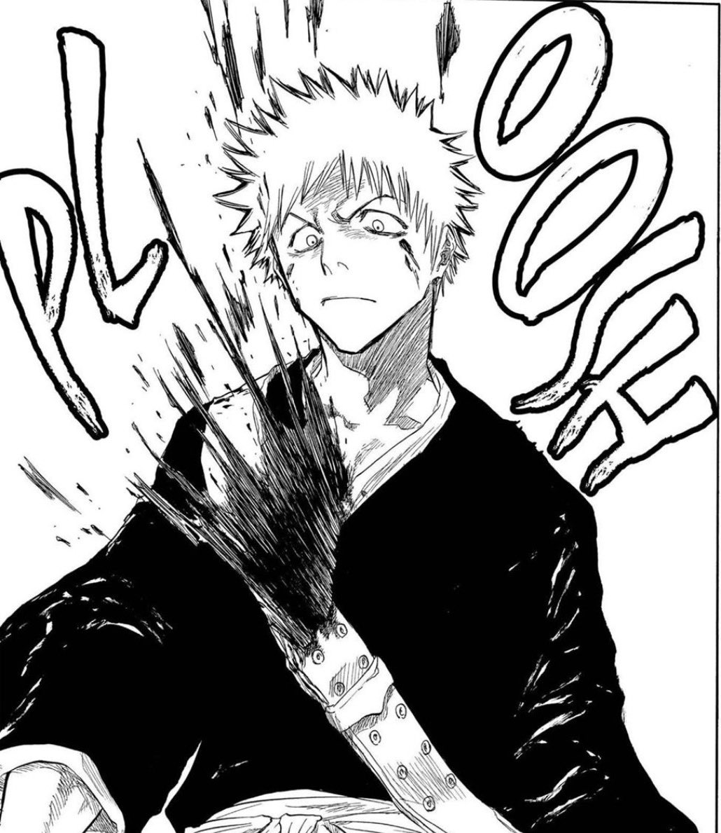 50ULREAPER's tweet photo. Blood spurts from the wound on the young fighter’s chest.

Byakuya’s blade is now drenched in the blood of an enemy who didn’t even see his strike.

+ https://t.co/hopocOq8zy