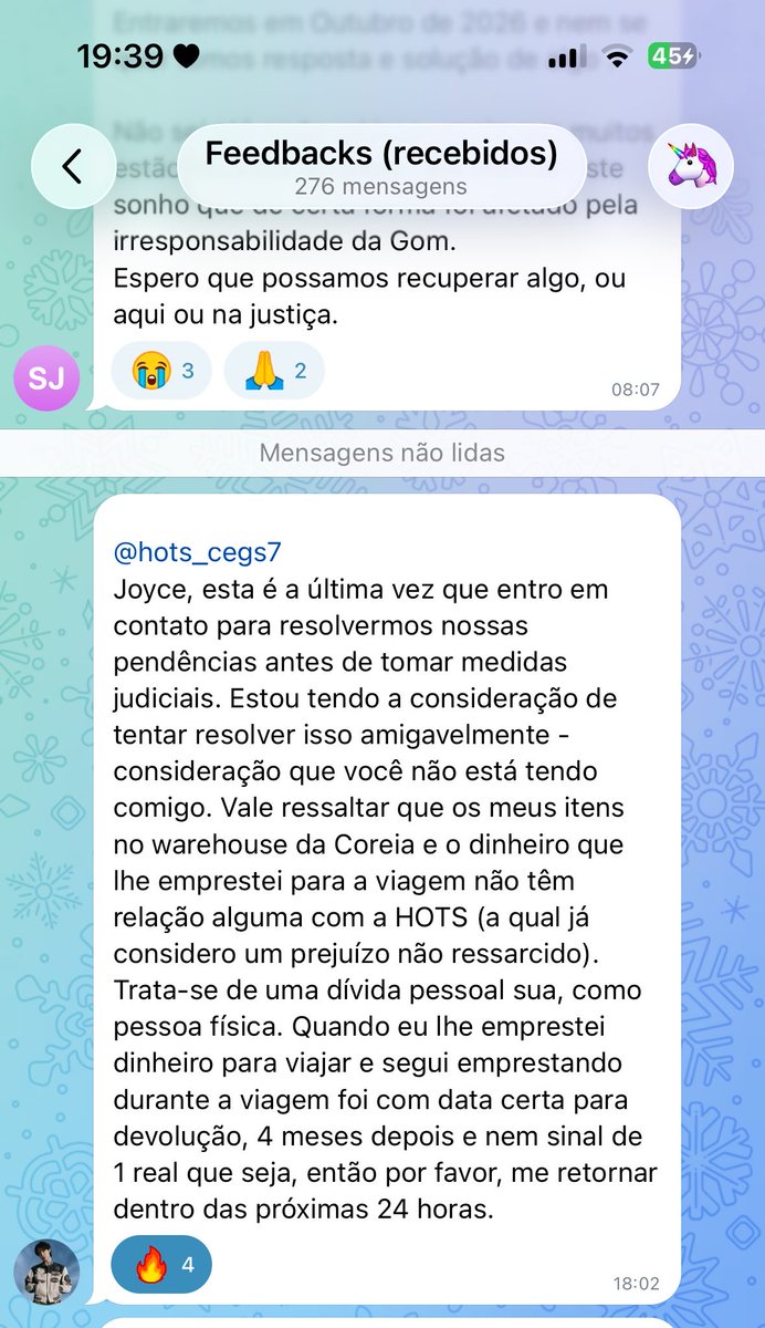 kilualie's tweet photo. gente, além da joy da hots_cegs7 está com muitas army bombs e itens atrasados desde 2024 hoje descobrimos que ela também tá devendo dinheiro emprestado que ela pediu pra viajar pra coreia 🤡🤡 https://t.co/4UUvCNiQpu