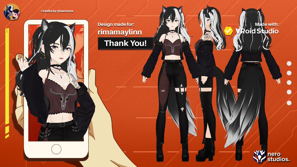 nerosmx's tweet photo. Loved the merge between concepts for this one 🖤✨

VGen comms 💚 https://t.co/Z1HqHEMpzB
My Booth 👉 https://t.co/Mba5bQNj0Z
.
#Vtuber素材 #Vtuber準備中 #Vtuberオーディション #VRoid #VTuberAssets #commissionsopen #VGen #VGenComm https://t.co/0VHzI1sNdy