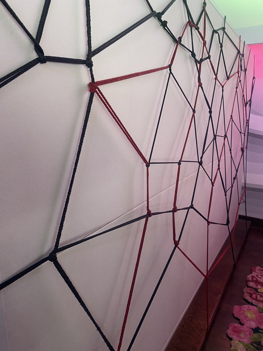 MxKnotty's tweet photo. Tying up a venue is one of the ways we make an immersive experience at our events 🪢
#mxknotty #knottyproductions #shibari #shibariart #happyfall https://t.co/weeUxxdAo2