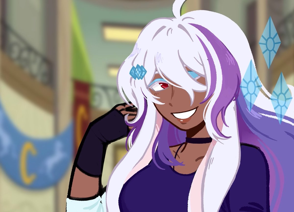 just0n3second's tweet photo. [COLLAB EVENT]
Rainbow Rocks 🌈🎸

“Purple?.. since when is my hair purple? 

Duration: To be defined. https://t.co/sThKx6E4TK