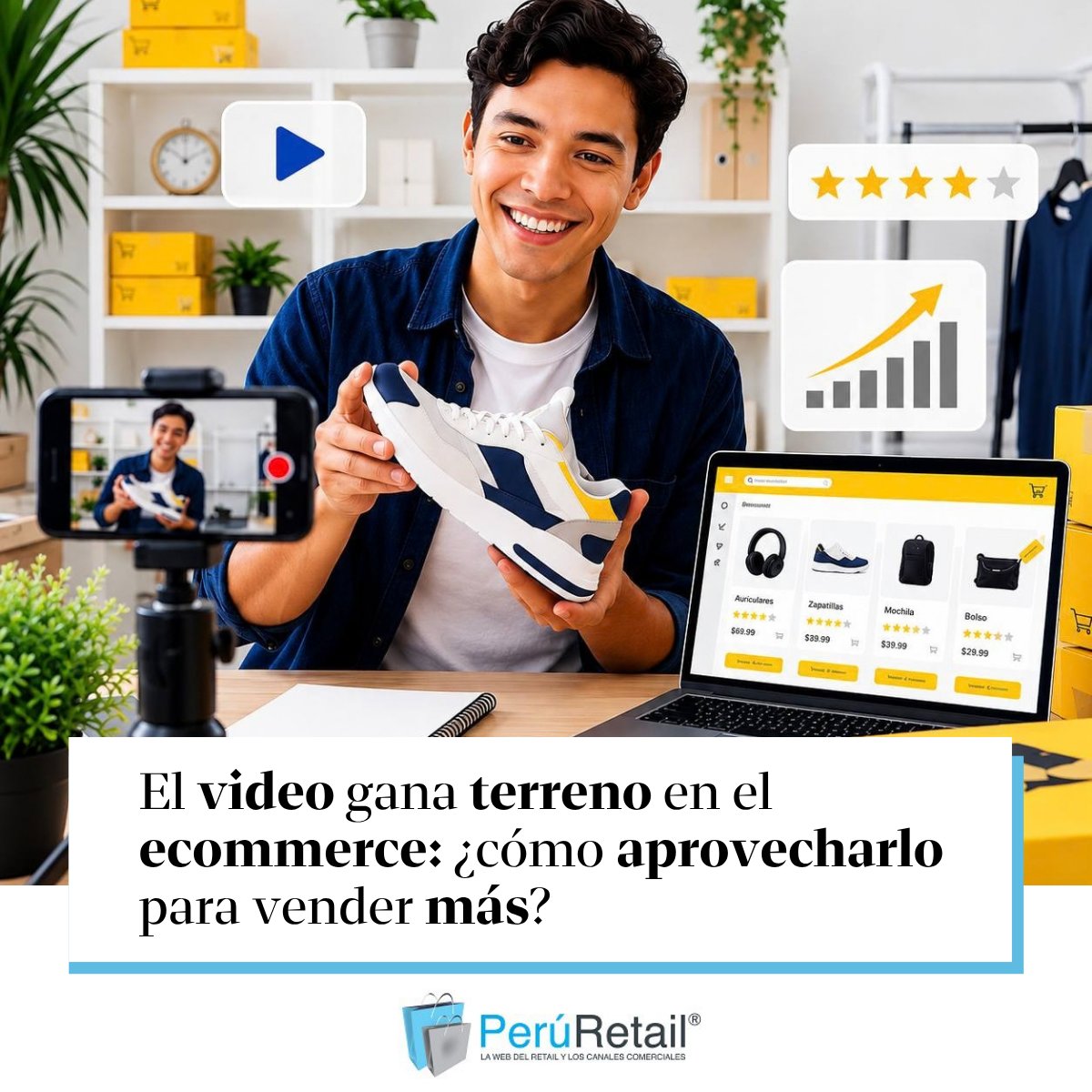 peruretail's tweet photo. 🎥🛍️El contenido audiovisual puede ser clave para mostrar productos, resolver dudas y acercar a los consumidores a la decisión de compra. ¿Qué deben tener en cuenta los negocios? Entérate aquí. ►https://t.co/w2QLETudHD
#ecommerce #ventasonline #negocios https://t.co/8tHaBlGRra
