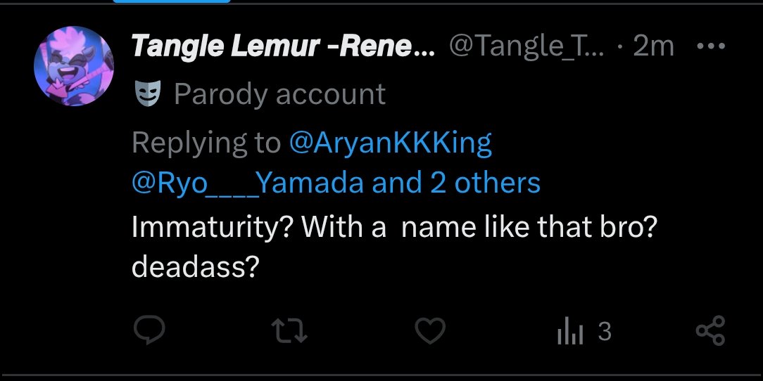 CishetPink's tweet photo. @Ryo____Yamada @ExodusPrimal @Tangle_T_Lemur @VRCChrisHansen >bring up a point
>you're le bad guy so your point is irrelevant
I guess have fun when you piss off Clover and he starts going around dming your friends fake screenshots of you LOL https://t.co/rOh1ej5LYY