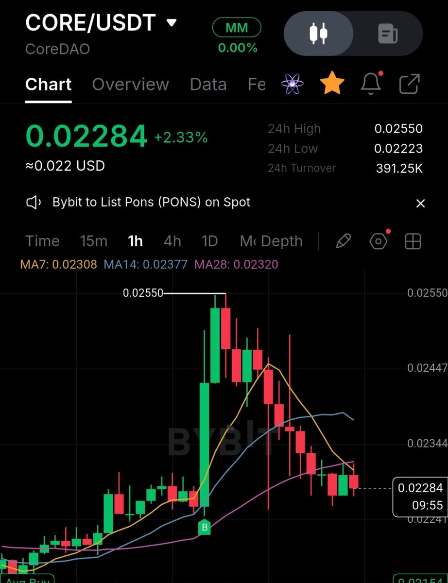Serial_investo's tweet photo. Some degens literally said "Nah bro not today" 😂 let me  stack more $CORE https://t.co/0nq3GkrJ91