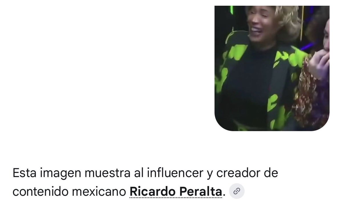charlyolivar's tweet photo. @mbtxs_ La IA dice que Karina es Ricardo Peralta 😂😂😂 https://t.co/6xsYp6k9ju