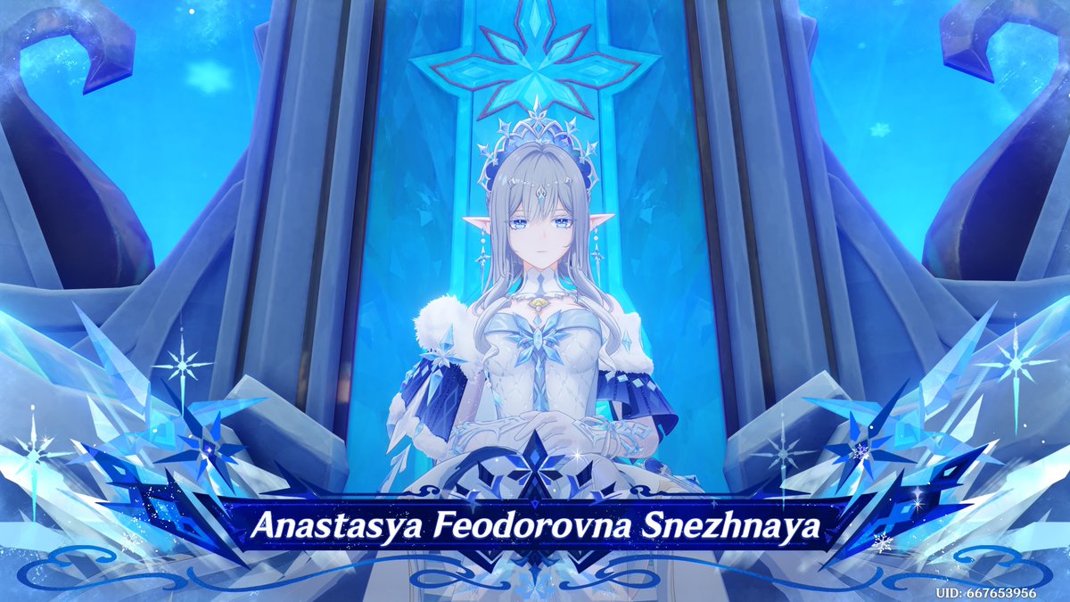 RoboRobby_'s tweet photo. #GenshinImpact

👏

As someone that has no (limited) 5-star Cryo characters, I'm making it my goal to have her as my first. ❄️ https://t.co/g66FI0EZgs