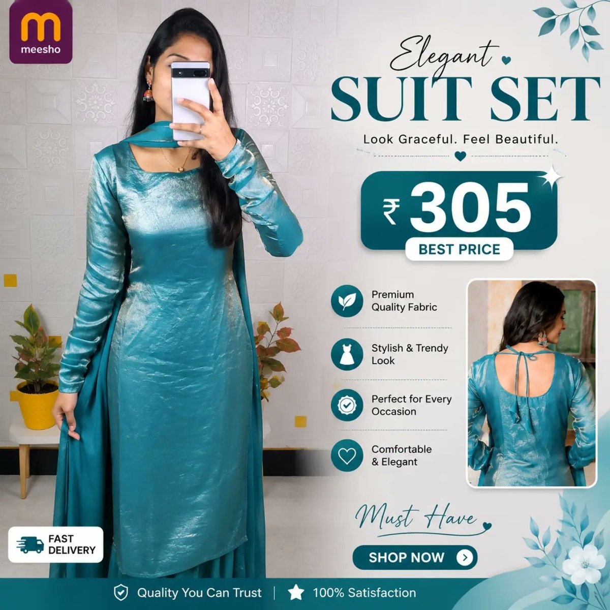 Hoho_por's tweet photo. Follow and comment “Link” to get the viral trendy suit set. @meeshoapp https://t.co/a7Rh6ZANrH