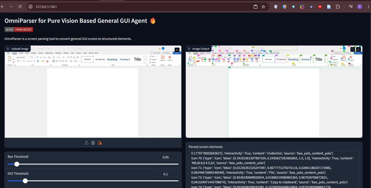 crazyMLguy's tweet photo. Really impressed by Microsoft’s OmniParser.

Web automation is getting solved. But OS automation Windows, macOS, desktop apps is still hard.

OmniParser feels like a big step toward agents that can actually use computers.
https://t.co/1cvSoBNIKP https://t.co/h1G8Jqqo08