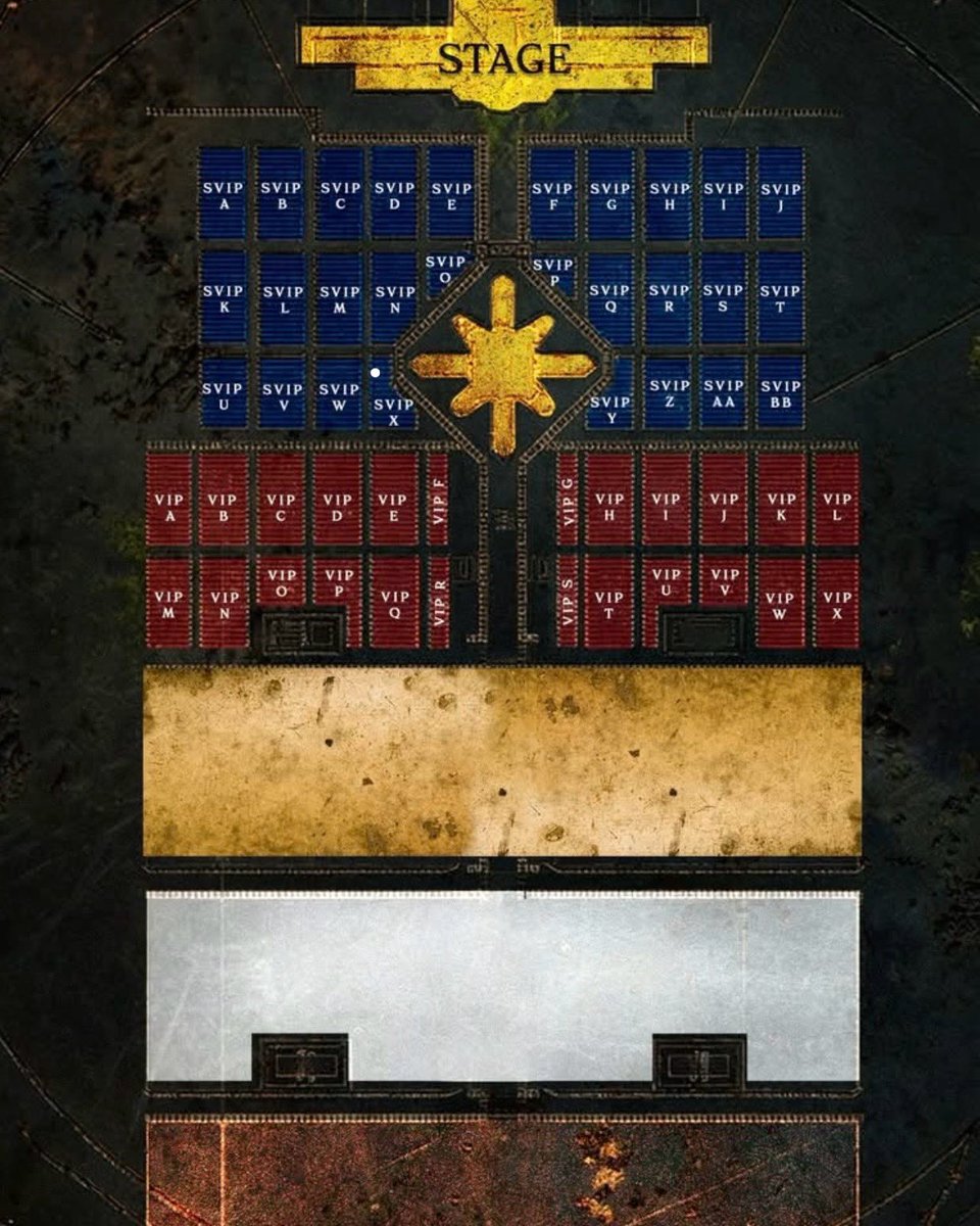 amkgzb's tweet photo. i never imagined this kind of crossover and i love seeing both fandom is helping each other 🫱🏻‍🫲🏼

for reference &amp; comparison to BB’s seatplan; my seat was SVIP X for SB19's concert at SMDC grounds. 

let me share my vids and thoughts and some honest opinion on this section. https://t.co/C2soRum9RR