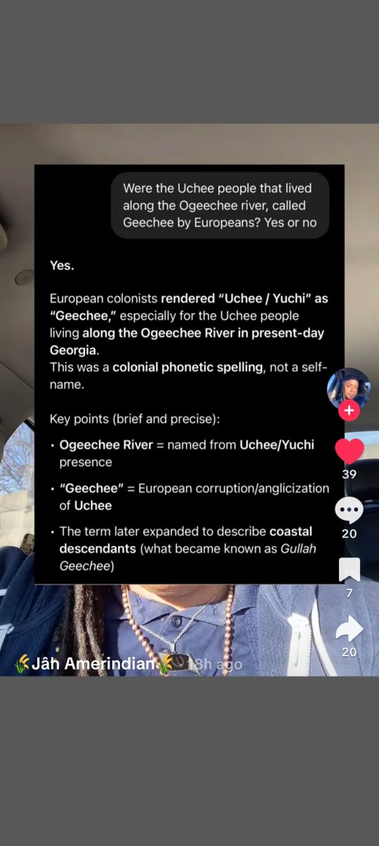 trialbyfire9710's tweet photo. Real Gullah geechee will buzz you africans out for trying to steal their identity.
Gullah were one of the tribes the europeans met when they set foot on this land.
PART of the Yamassee tribe family.
🤦🏾‍♀️ https://t.co/32KJm83H1i