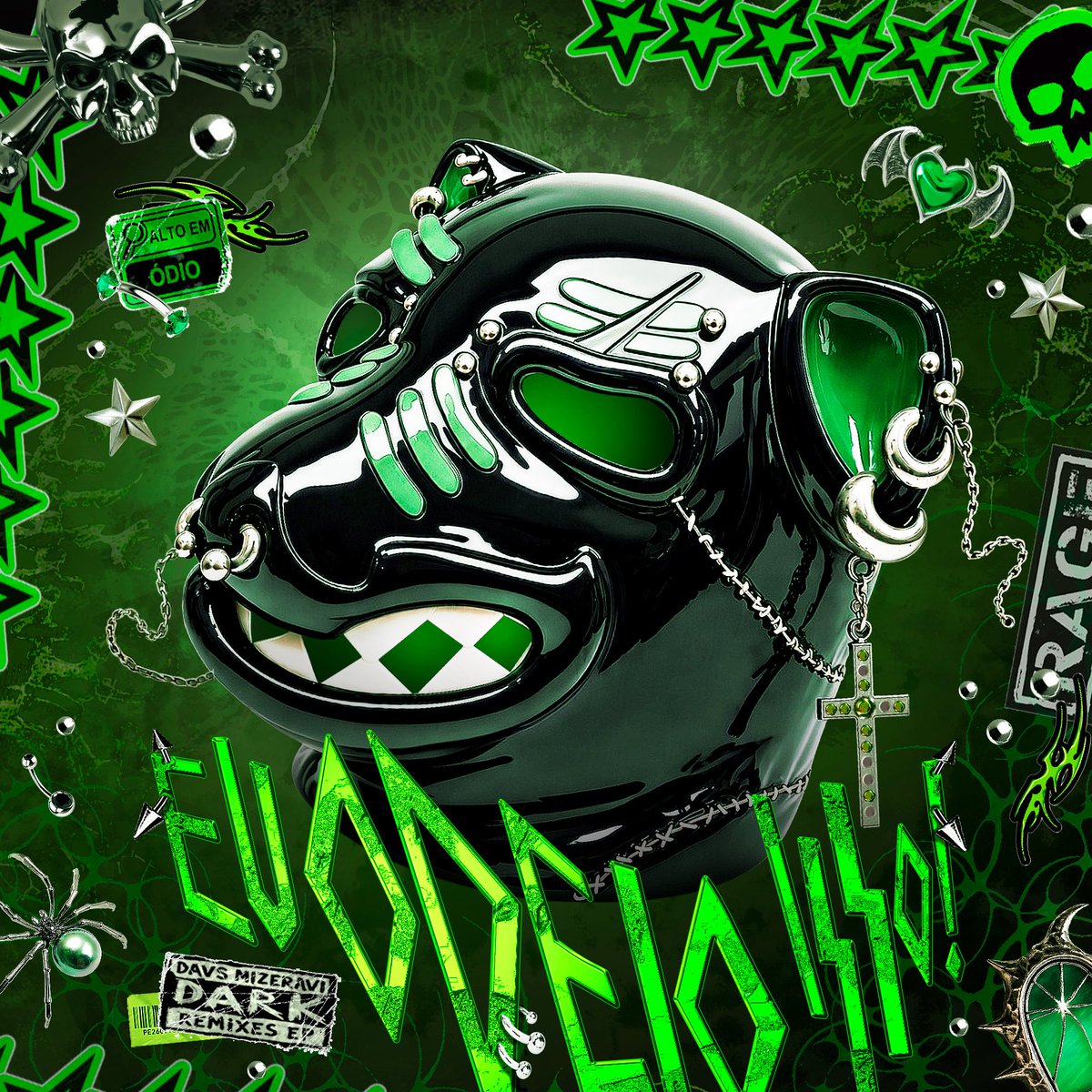 davscarter's tweet photo. Com exclusividade ao @acenarecifense, é com muito ódio que apresento a vocês a capa oficial do meu segundo EP de remixes, "Eu Odeio Isso!" 💚

25.09.26 no Soundcloud e YouTube!

Direção de arte e design: @bernalieu
Ilustração: @Edinizinn @hello_zinn https://t.co/joVa3mPtcw