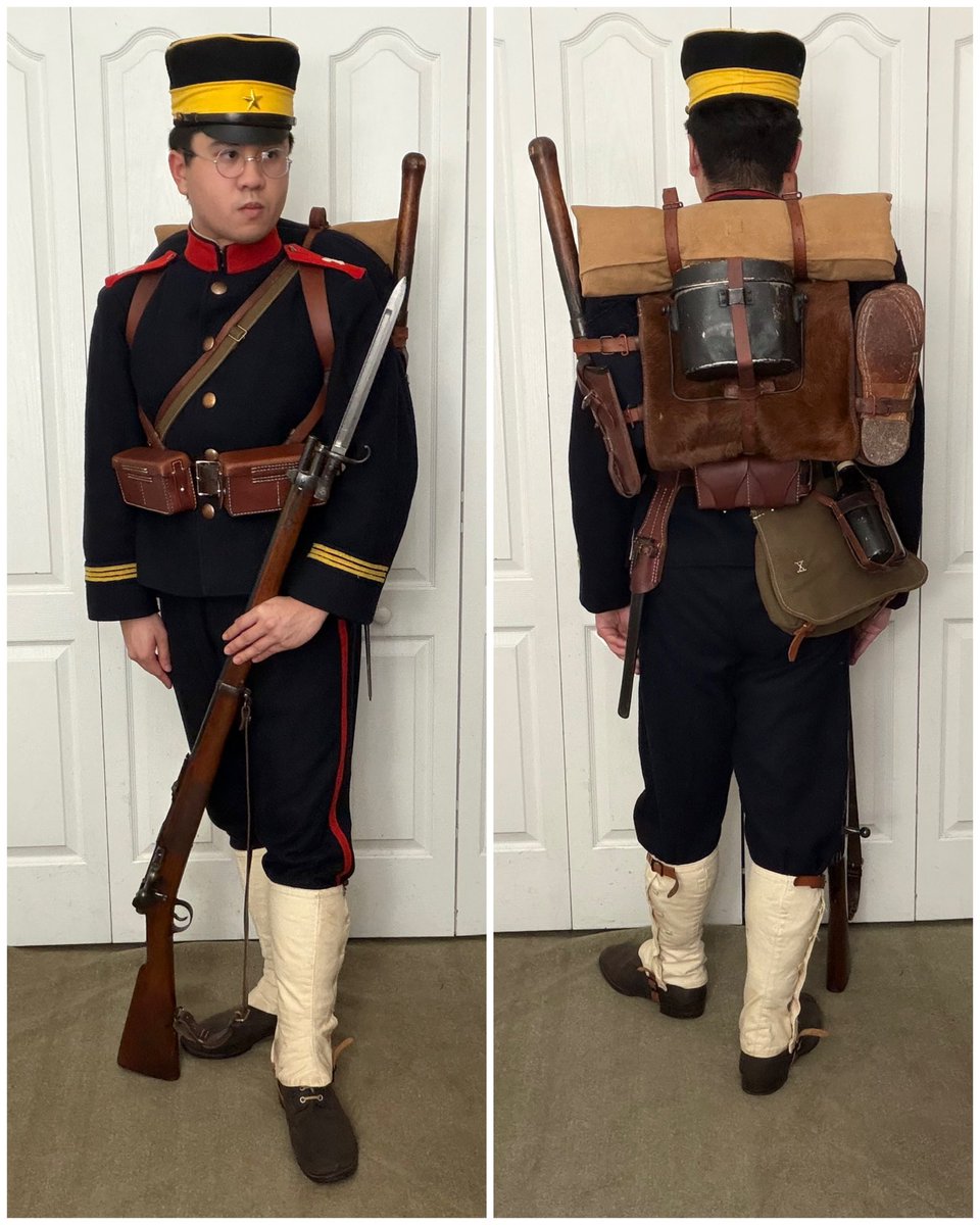 melchieser's tweet photo. Needed an excuse to blow dust off my Type 22 Murata Rifle so here’s the Imperial Japanese Army Boxer Rebellion 1900 Kit https://t.co/CS0u1UU2Zi