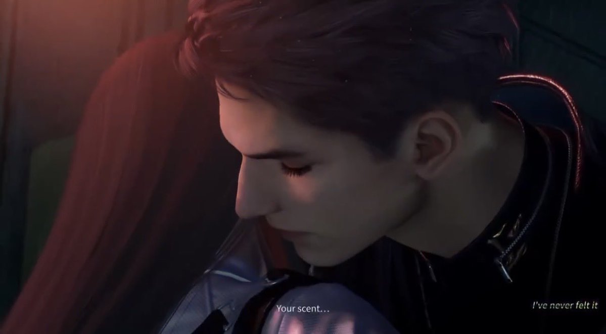 Theres_Alexis's tweet photo. @Valkos_Mate This. This exact moment when watching the trailer made my heart literally skip a beat and I even gasped, I immediately mentally knew I was going to drop sylus as a main and start maining him alongside Caleb and zayne. His forwardness and personality is just so refreshing. https://t.co/smrpKYfkQ4