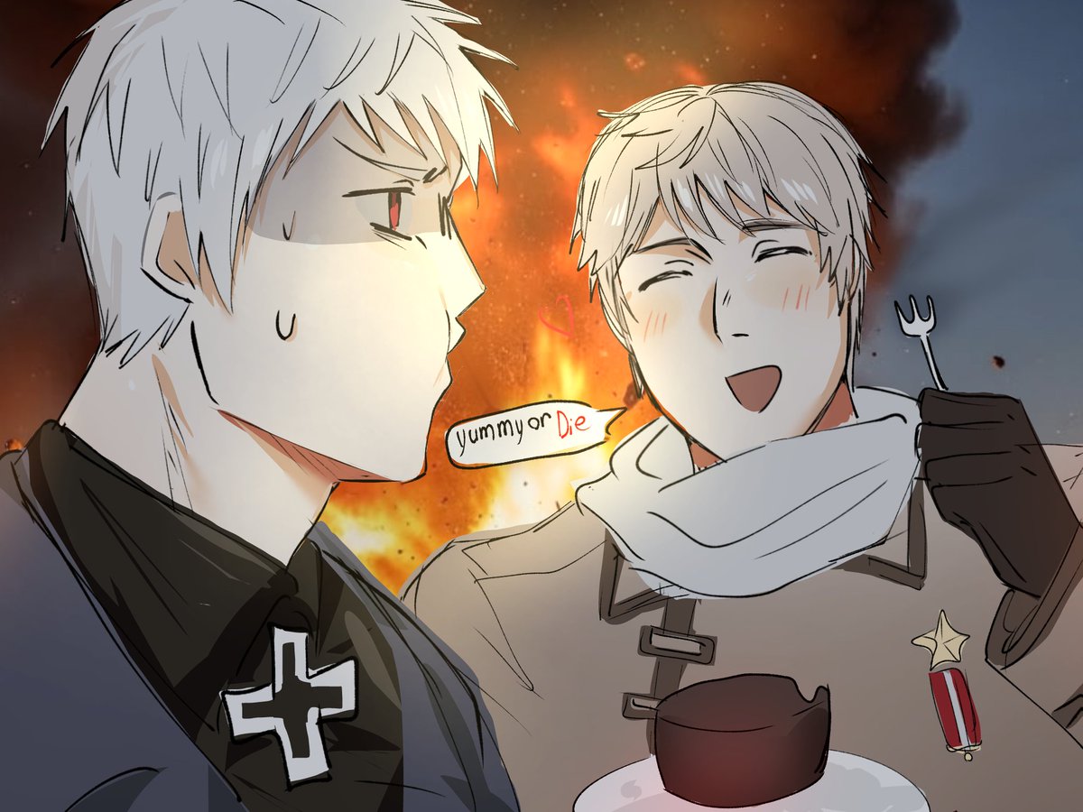 dot6ink_011's tweet photo. Say it tastes good. 
#hetalia https://t.co/JslxjkGbrK