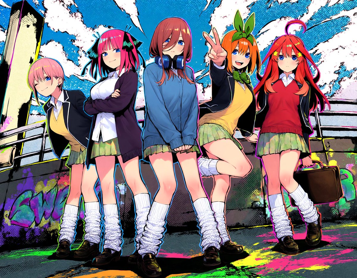 SD_syndrome3's tweet photo. 五等分の花嫁 https://t.co/N2cQgzN5we