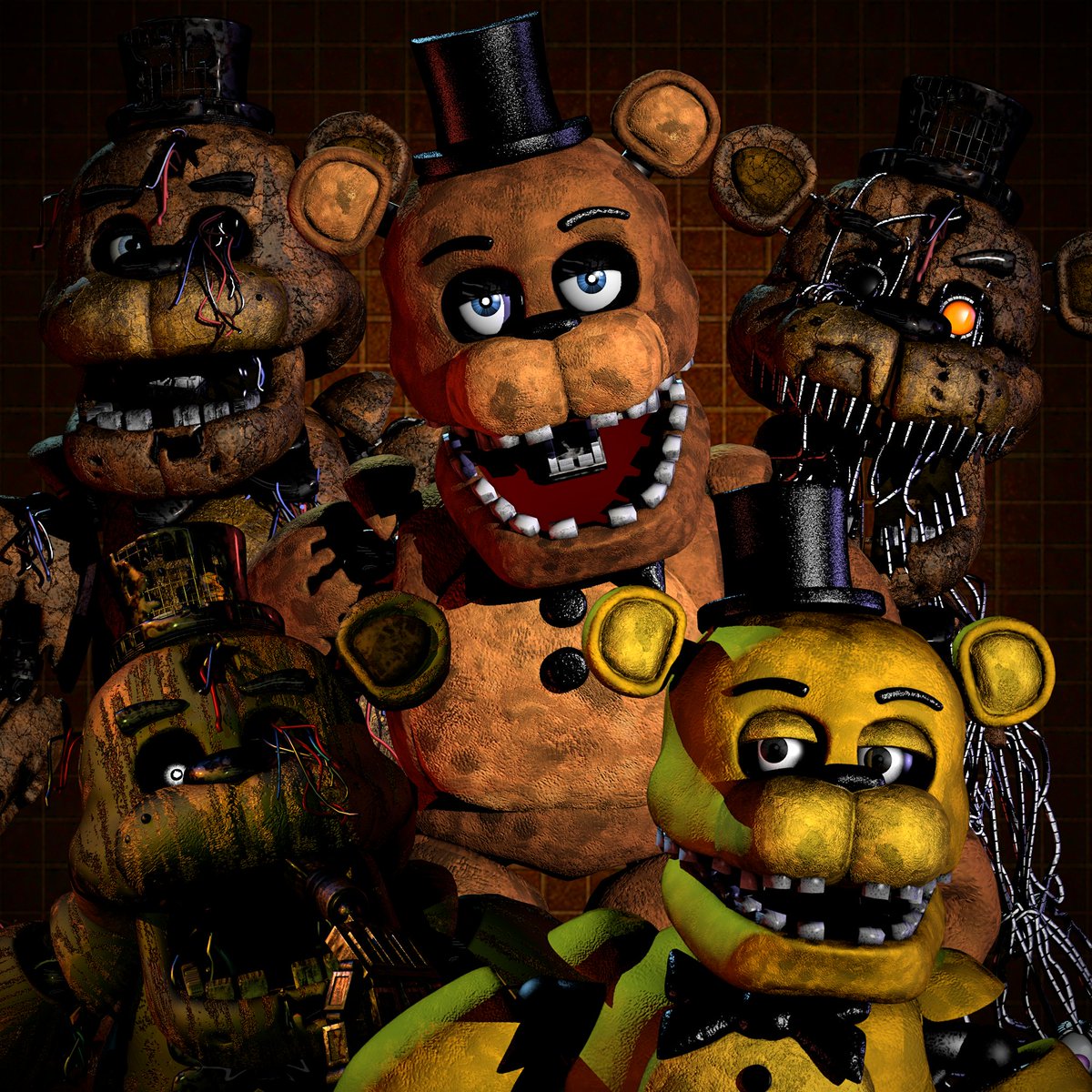 bunzsito's tweet photo. #FNAF #fnaffanart #3dartwork ✨ https://t.co/XbrzumCxPp