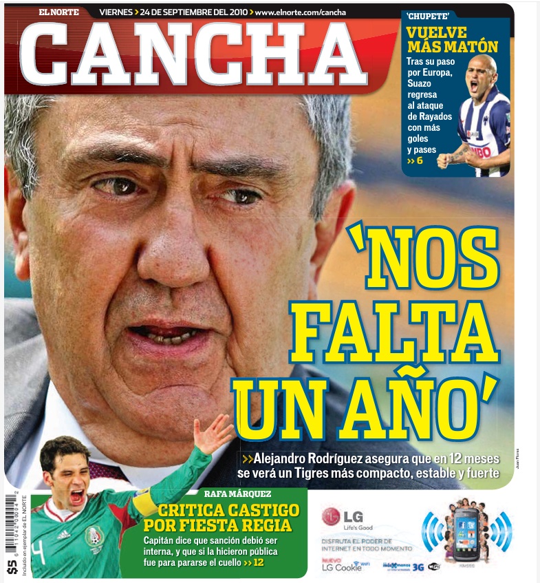 SancadillaNorte's tweet photo. Lo que prometía el presidente de Tigres en el 2010, dicen #LosArchivosDeSanca https://t.co/qFmmqNExu9