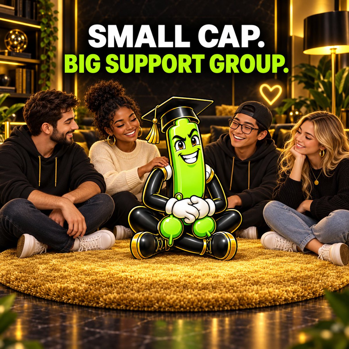 PeniStock's tweet photo. @MrWhale PENI won’t pull your rug. He’d rather get comfortable on it.

Hold him. Give him a little love. Make him your own.

Bring your memes. Bring your friends. Give this little guy a hand.

Small cap. Big support group. https://t.co/x7kGw0m7dC