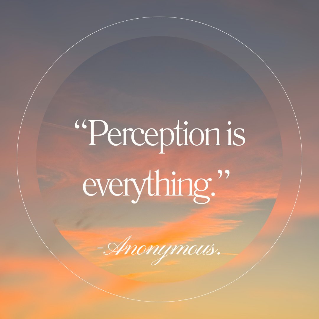 MitziThinkInc's tweet photo. Thought of the day…
“Perception is everything.” -Anonymous.
#quotesforyou #quotesdaily #wisewords #wordsofreflection https://t.co/39BZiN0uPS