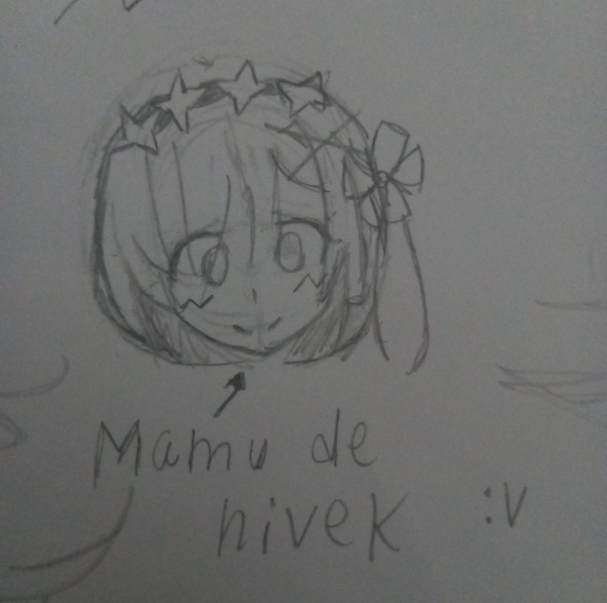 KasaneTomos0401's tweet photo. Intento de aprender a dibujar el pelo de rem (nivek me lo pidio) https://t.co/z485354pgY