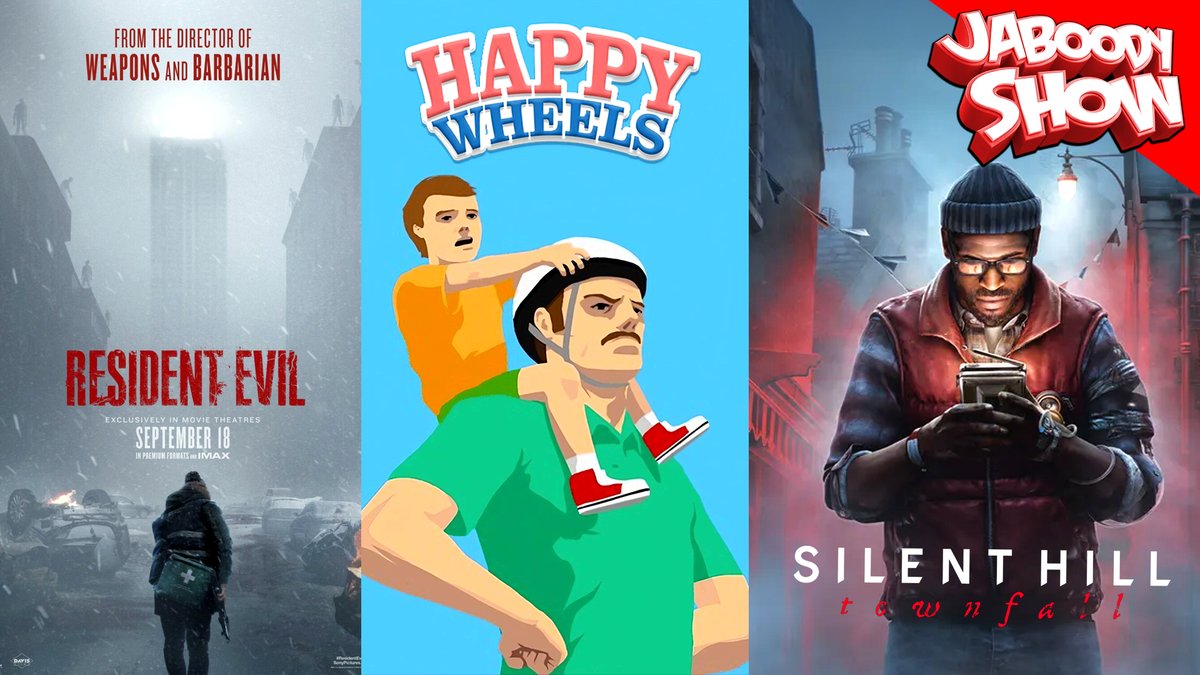 JaboodyShow's tweet photo. ☣️ Resident Evil Movie Review! ☣️

We are giving out our hot take of the newest RESIDENT EVIL movie right now!

🟣Live on Twitch: https://t.co/BsJKdZYhjy
🔴Live on YouTube: https://t.co/Nz3UapB9SS https://t.co/87iyLU1wiE