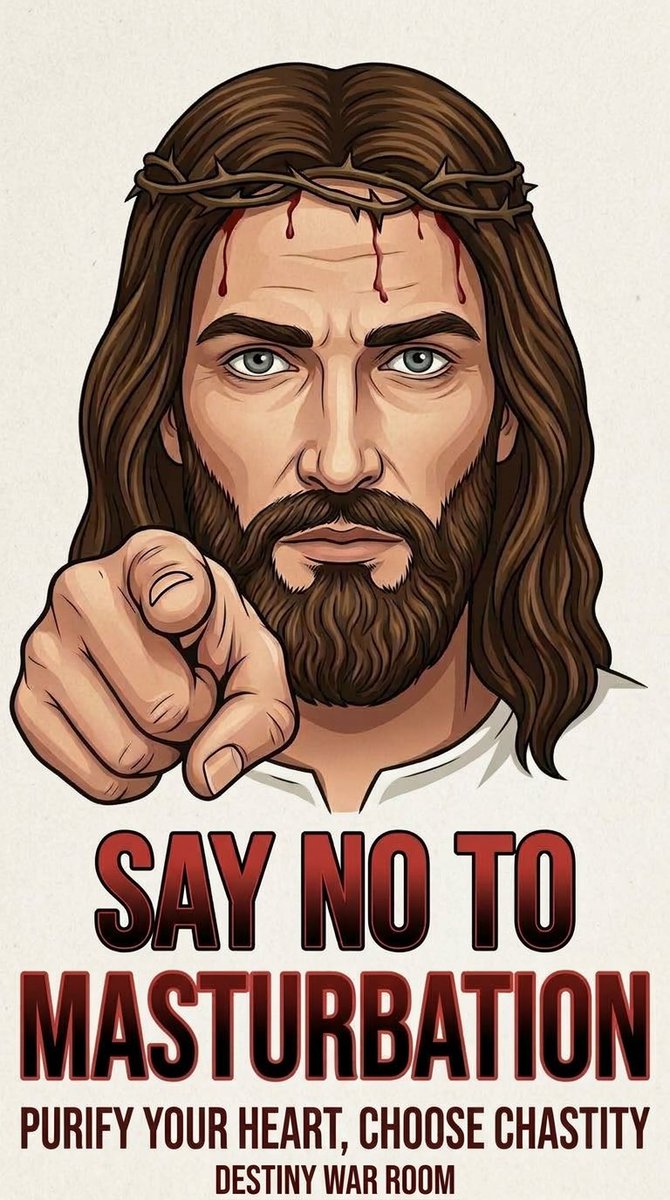 destinywarroom's tweet photo. Say no to masturbation https://t.co/t3NG1Da0X6