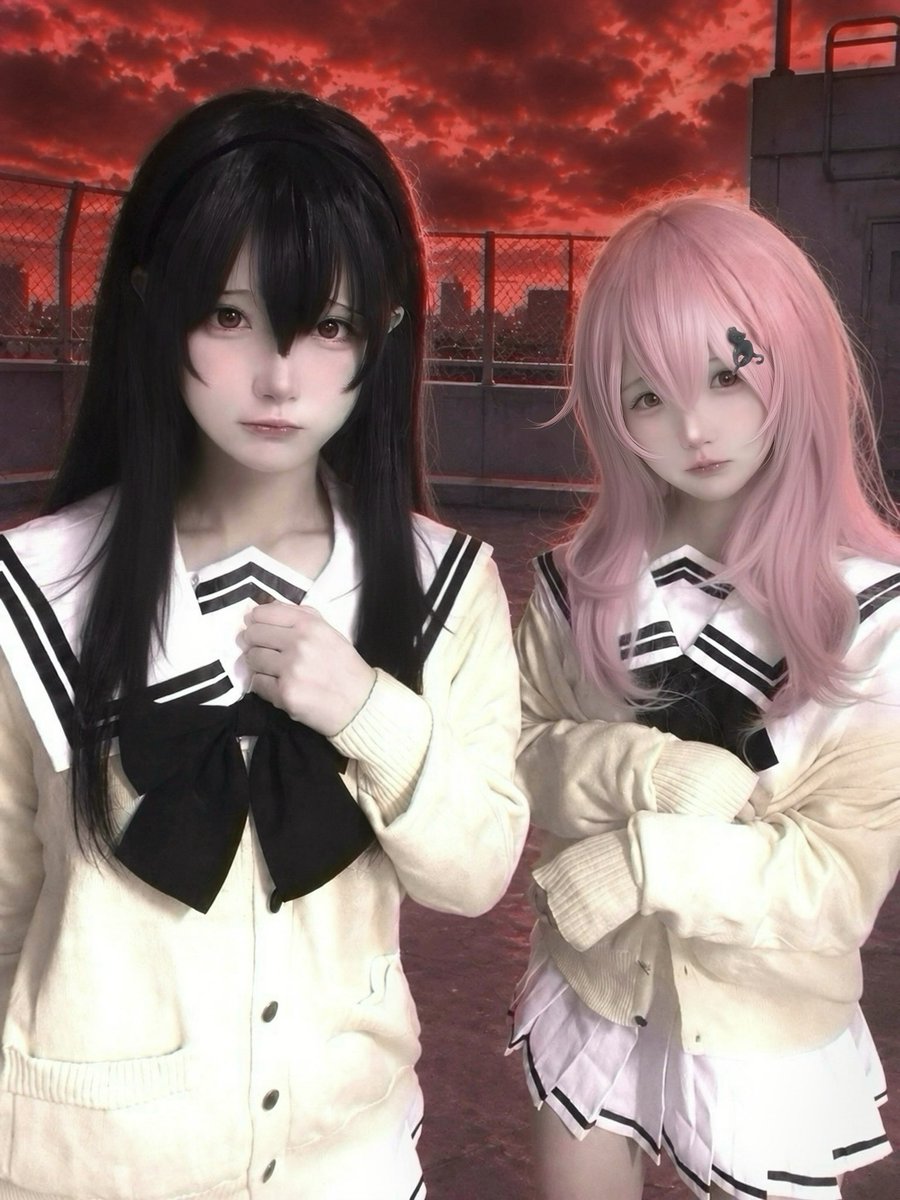 l0ll0l8's tweet photo. Aoi and Miyuki ? 
#君と彼女と彼女の恋 #cosplay #totono https://t.co/lOwms2jKqN