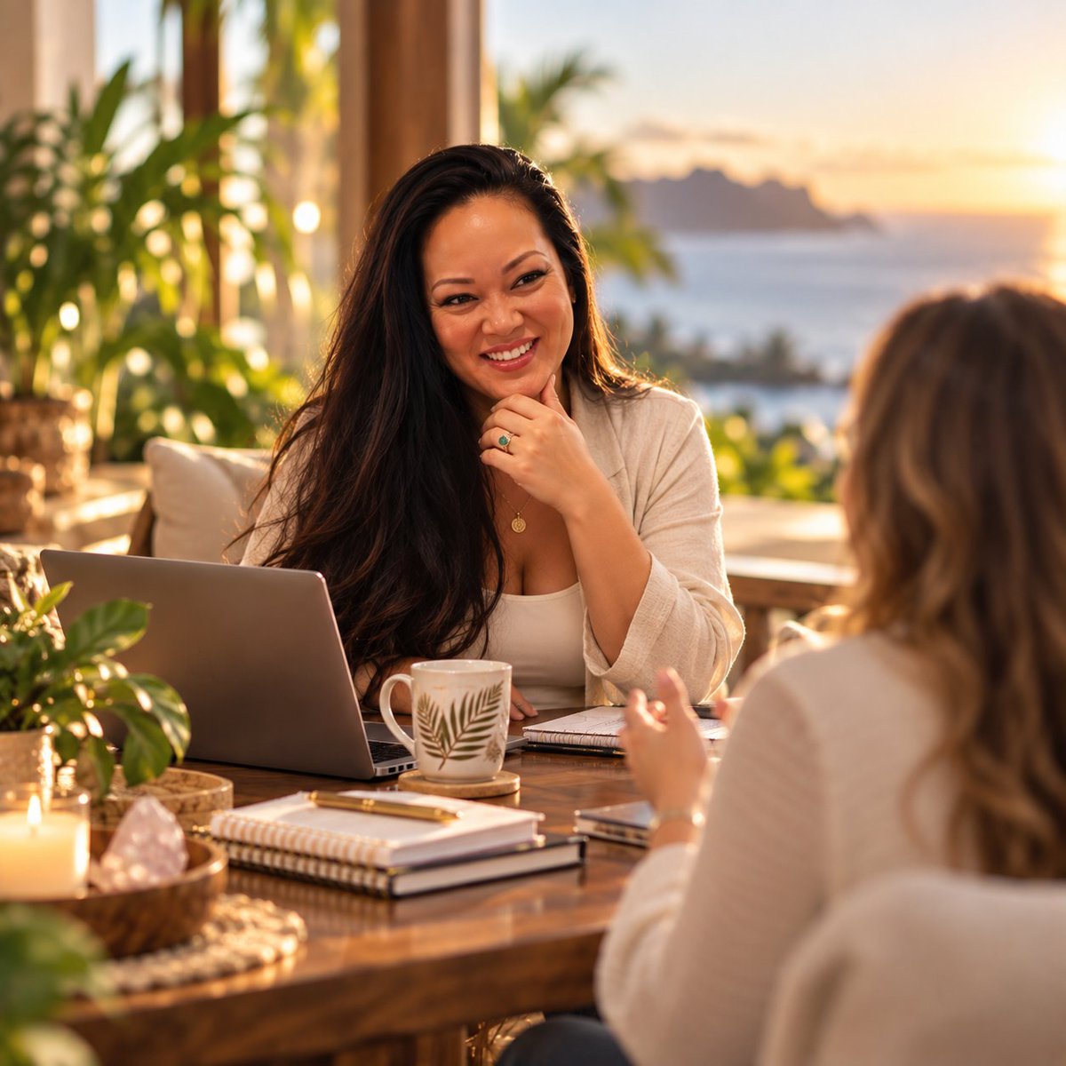 BEingAlohi's tweet photo. "I want to create an amazing business combining the fun and light hearted makeup side with really helping women accept themselves, improve their confidence and be more authentic. I want to bring LOA and manifesting into this, and use energy psychology (EFT)."This exactlya VIP Day https://t.co/89TzFudxEj