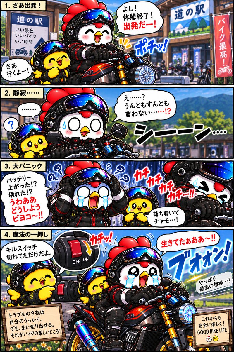 YHTfam_STANP's tweet photo. あれ？σ(๑° ꒳ °๑)ｱﾚｯ???OFFでした😂
#バイクあるある https://t.co/FHr56cKuDm