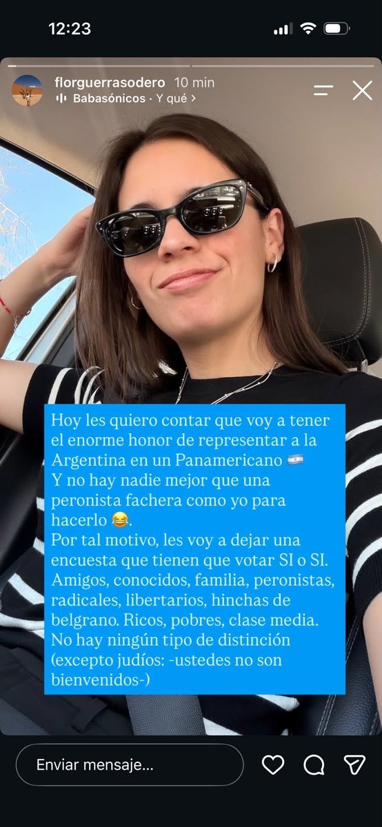 danilerer's tweet photo. ABERRANTES EXPRESIONES ANTISEMITAS de la jugadora argentina de Padel Florencia Guerra Sodero

El deporte debe unir, pero esta sinvergüenza solo sabe lo que es odio y la envidia.

MI ABSOLUTO REPUDIO A ESTA EMBAJADORA DEL ANTISEMITISMO. https://t.co/MKbZ9KlG2P