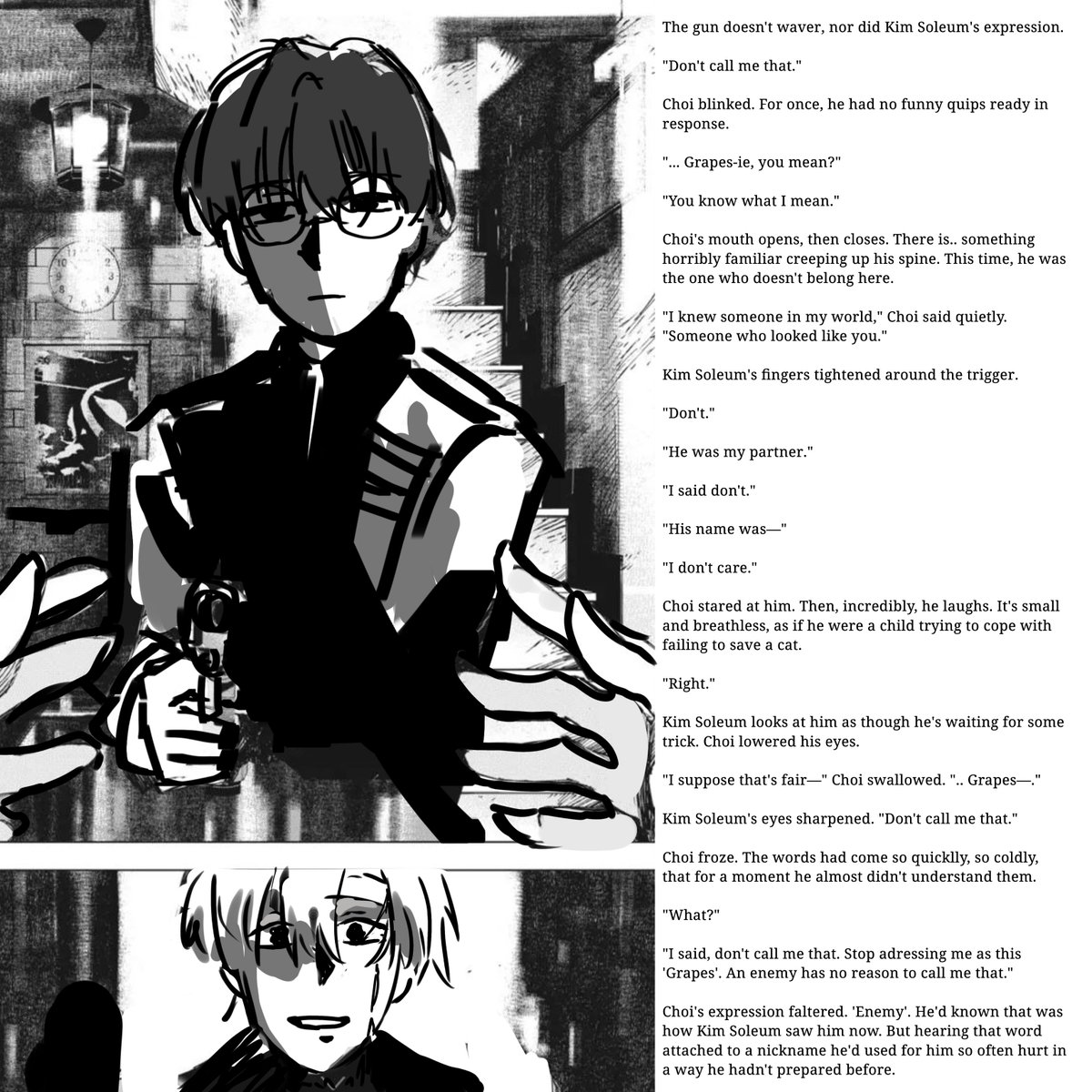 AH704808's tweet photo. Self-indulgent BSD!BEAST x GSGW AU stuff
I might?? Write a fic of this??
#Gsgw https://t.co/7bgyiapHjG